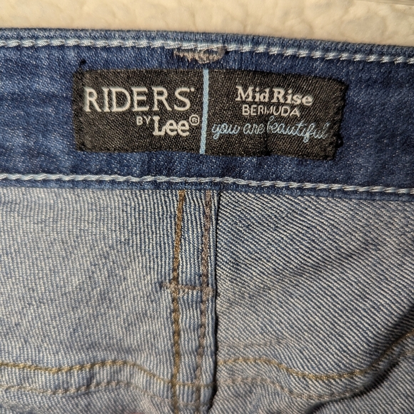 Riders by Lee Blue Classic Bermuda Shorts - Picture 5 of 8
